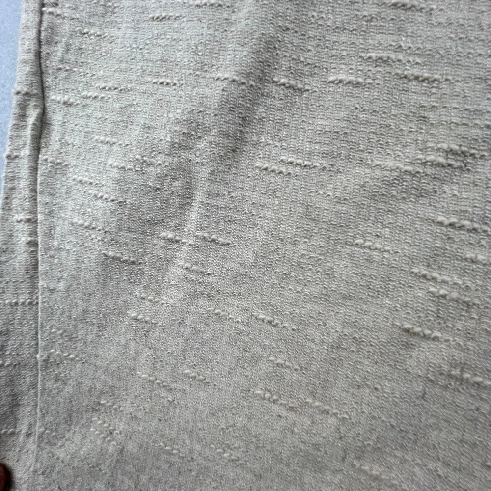 Linen Pants Womens Large Beige Cotton Ramie Drawstring Lounge Casual‎ Summer